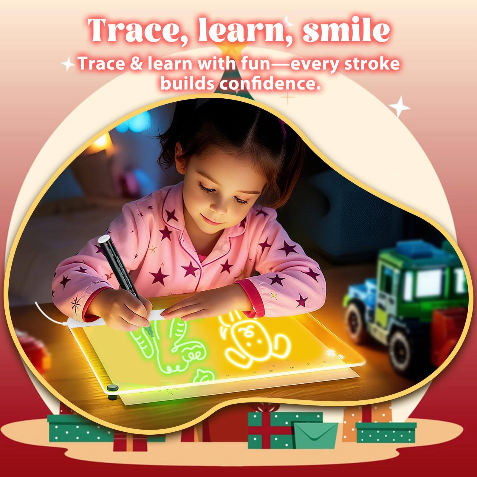 Trace, learn, smile  
Trace & learn with fun—every stroke builds confidence.