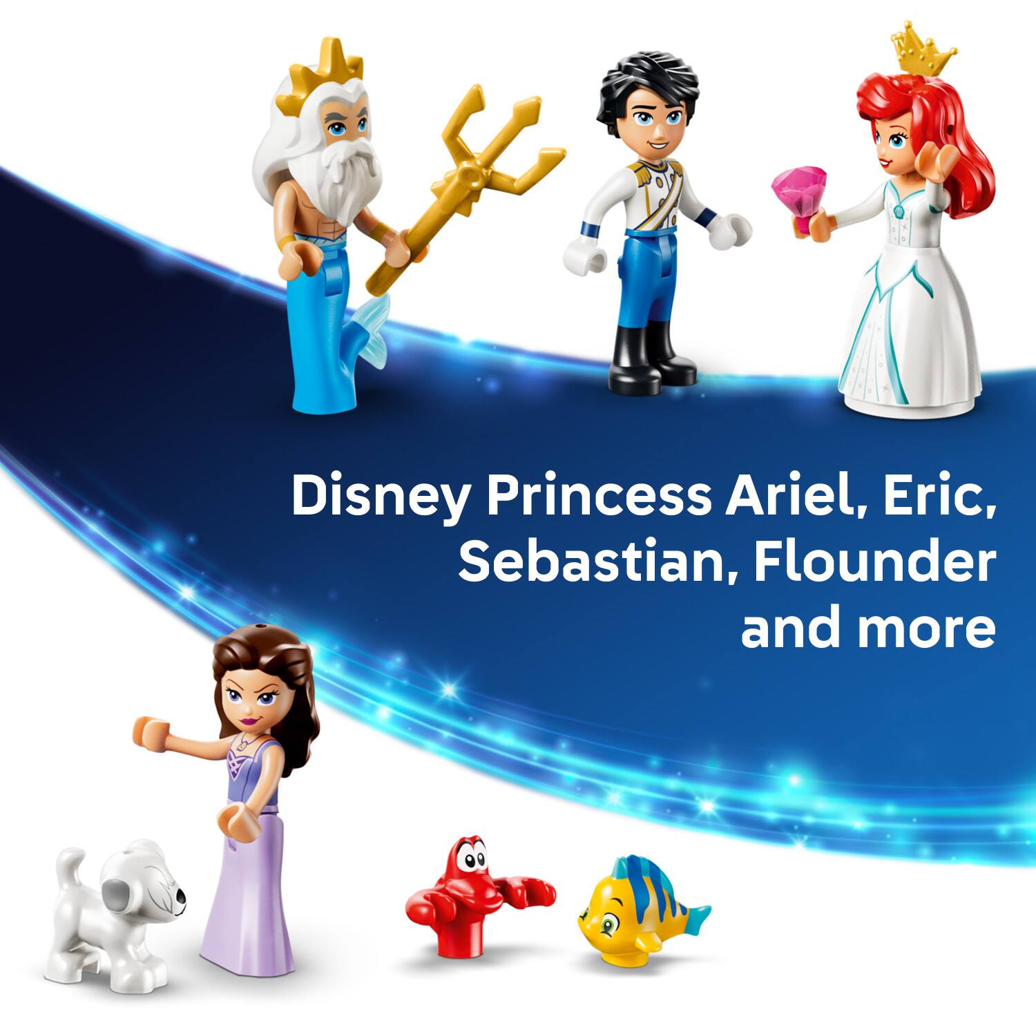 Disney Princess Ariel, Eric, Sebastian, Flounder and more