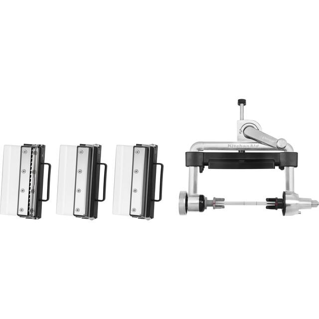KitchenAid - Vegetable Sheet Cutter Attachment with Noodle Blade - Stainless Steel