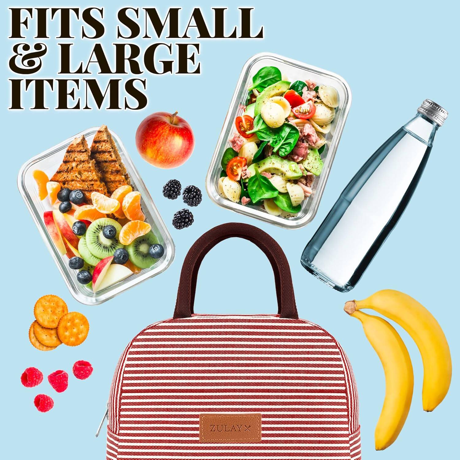 FITS SMALL & LARGE ITEMS

ZULAY