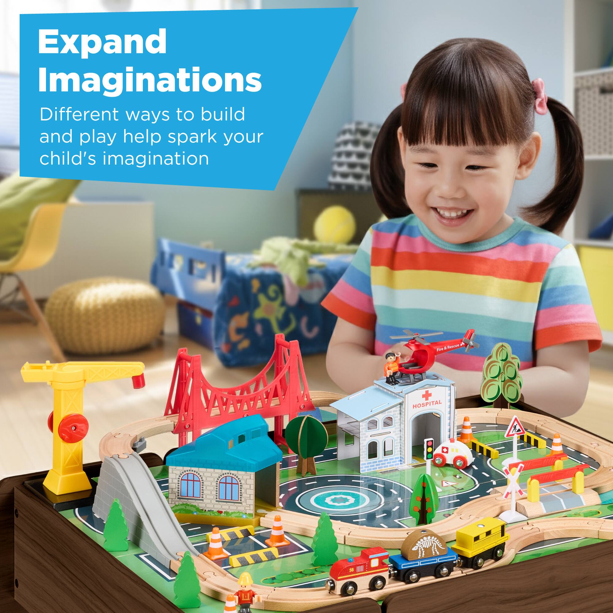 Expand Imaginations

Different ways to build and play help spark your child's imagination