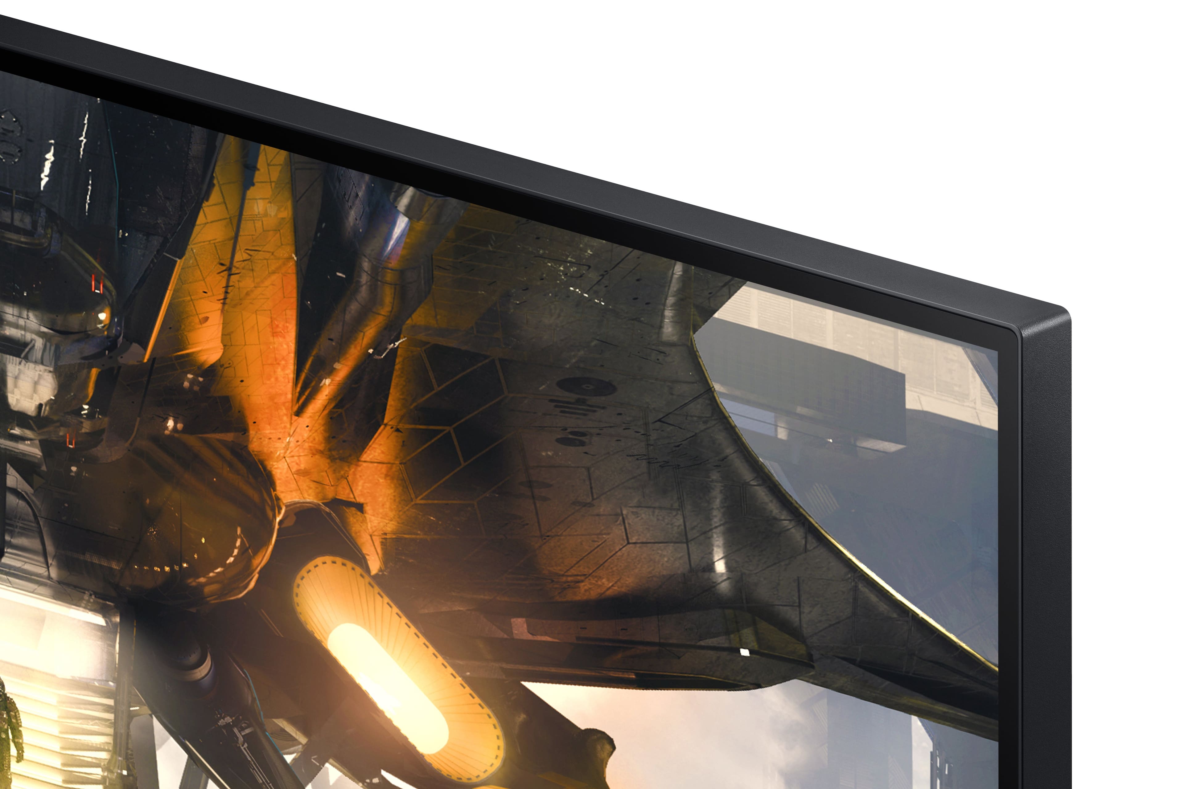 Alt View 27. Samsung - Odyssey 27” IPS LED QHD FreeSync Premium & G-Sync Compatible Gaming Monitor with HDR (Display Port, HDMI) - Black.