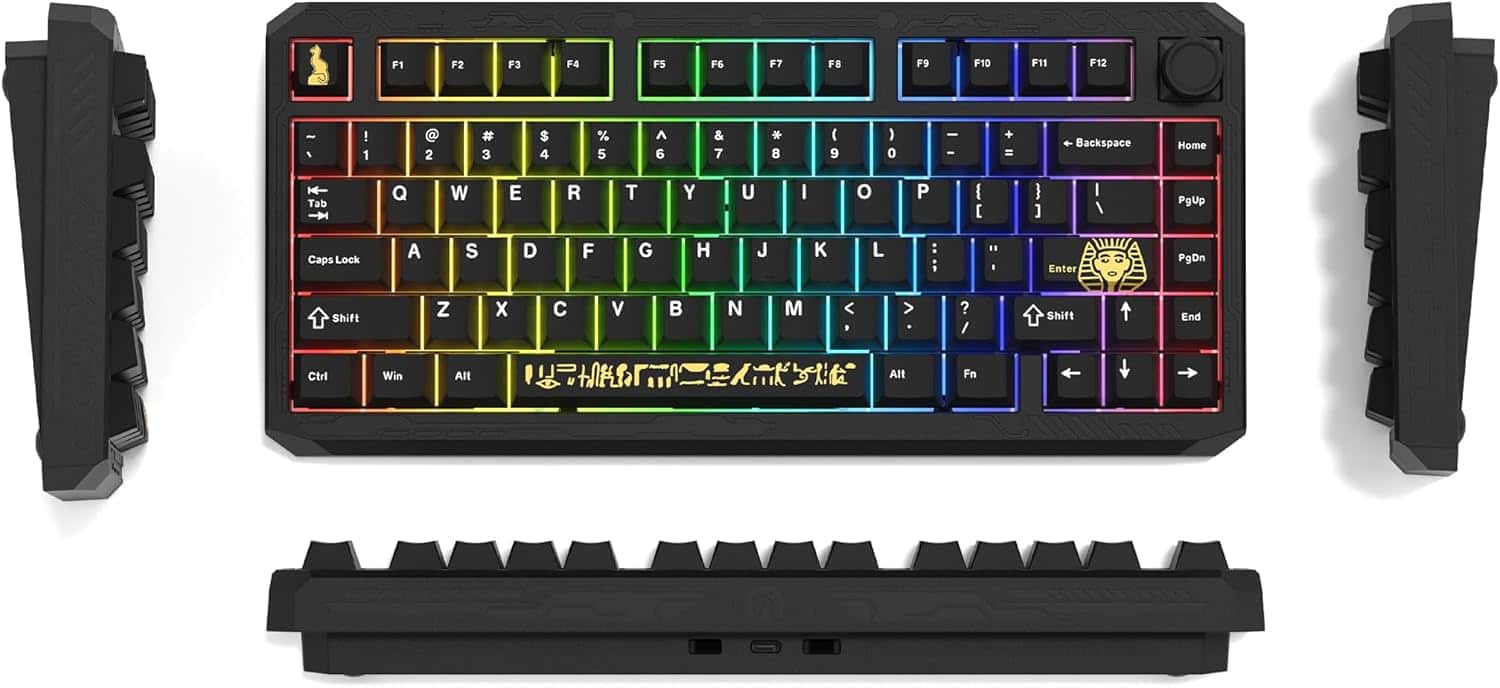 F1 F2 F3 F4 F5 F6 F7 F8 F9 F10 F11 F12  
! 1 2 3 4 5 6 7 8 9 0 - = Backspace  
Tab Q W E R T Y U I O P [ ] \  
Caps Lock A S D F G H J K L ; ' Enter  
Shift Z X C V B N M , . / Shift  
Ctrl Win Alt Spacebar Alt Fn  
PgUp Home PgDn End  
PgUp PgDn