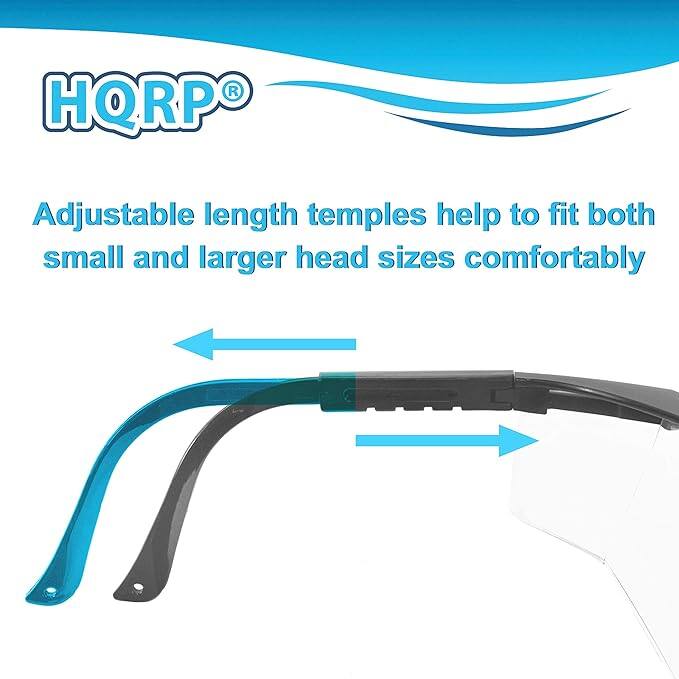 HQRP®

Adjustable length temples help to fit both small and larger head sizes comfortably