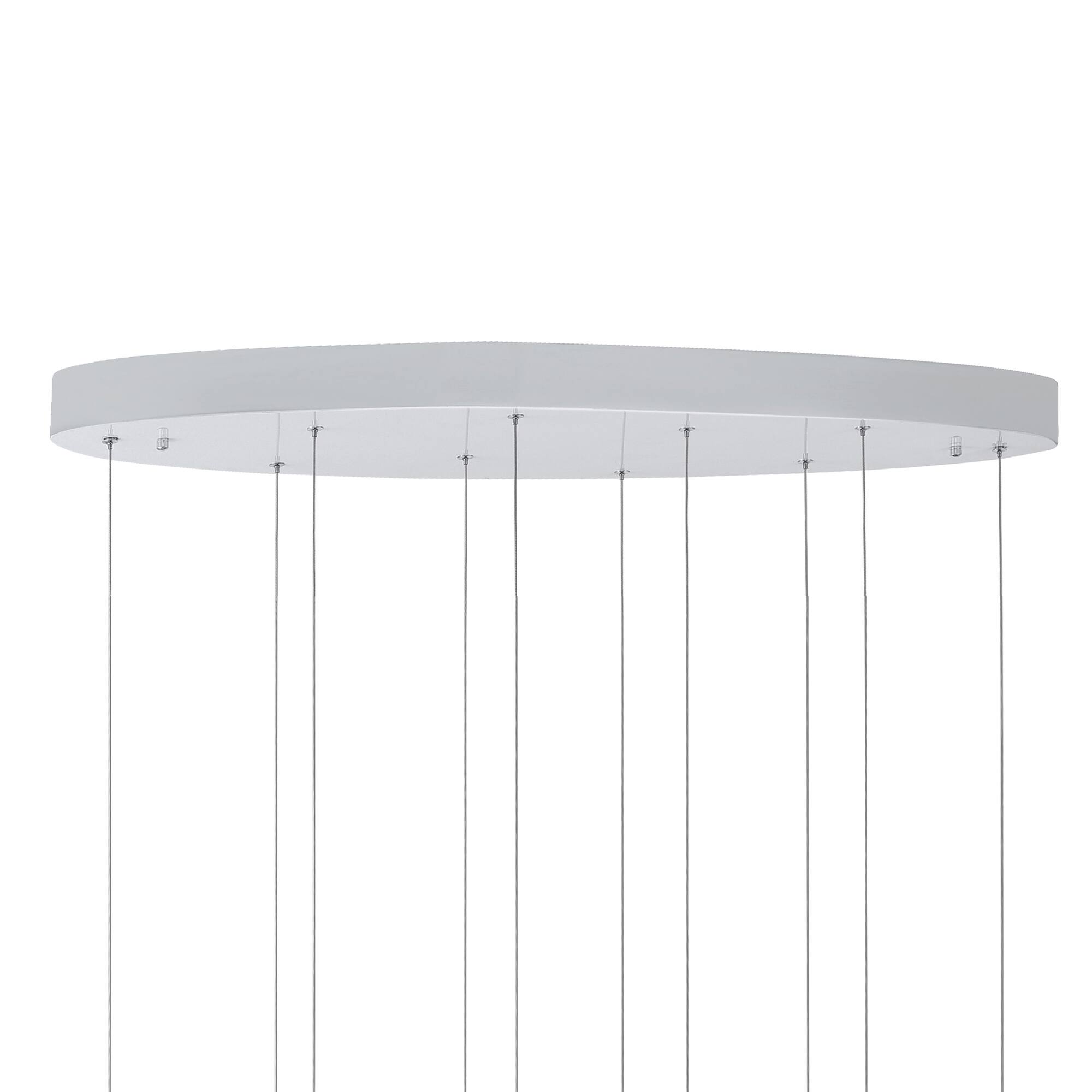 Alt View 1. CWI Lighting - Carolina LED Chandelier With Pewter Finish - Pewter.
