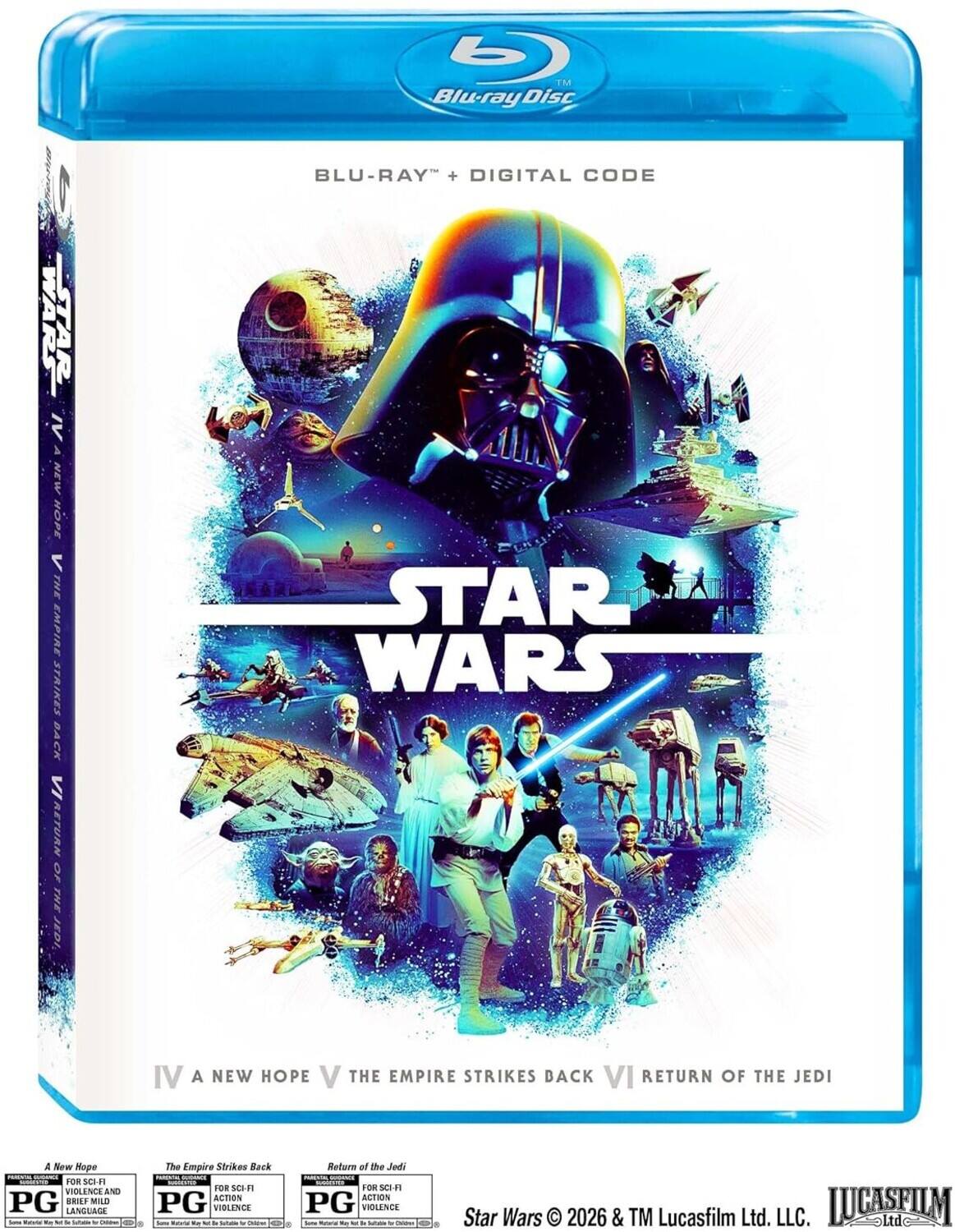 Front. Star Wars: Original Trilogy   - BLU-RAY.