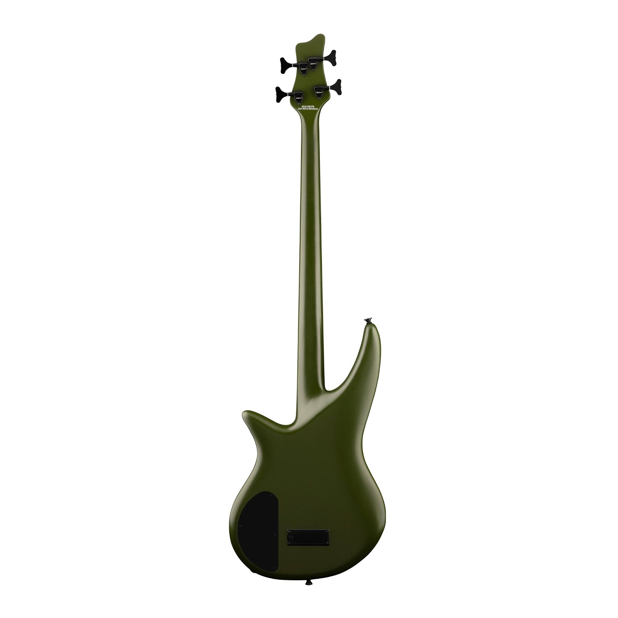 Angle. Jackson - Jackson X Series Spectra Bass SBX IV 4-String Guitar (Matte Army Drab).