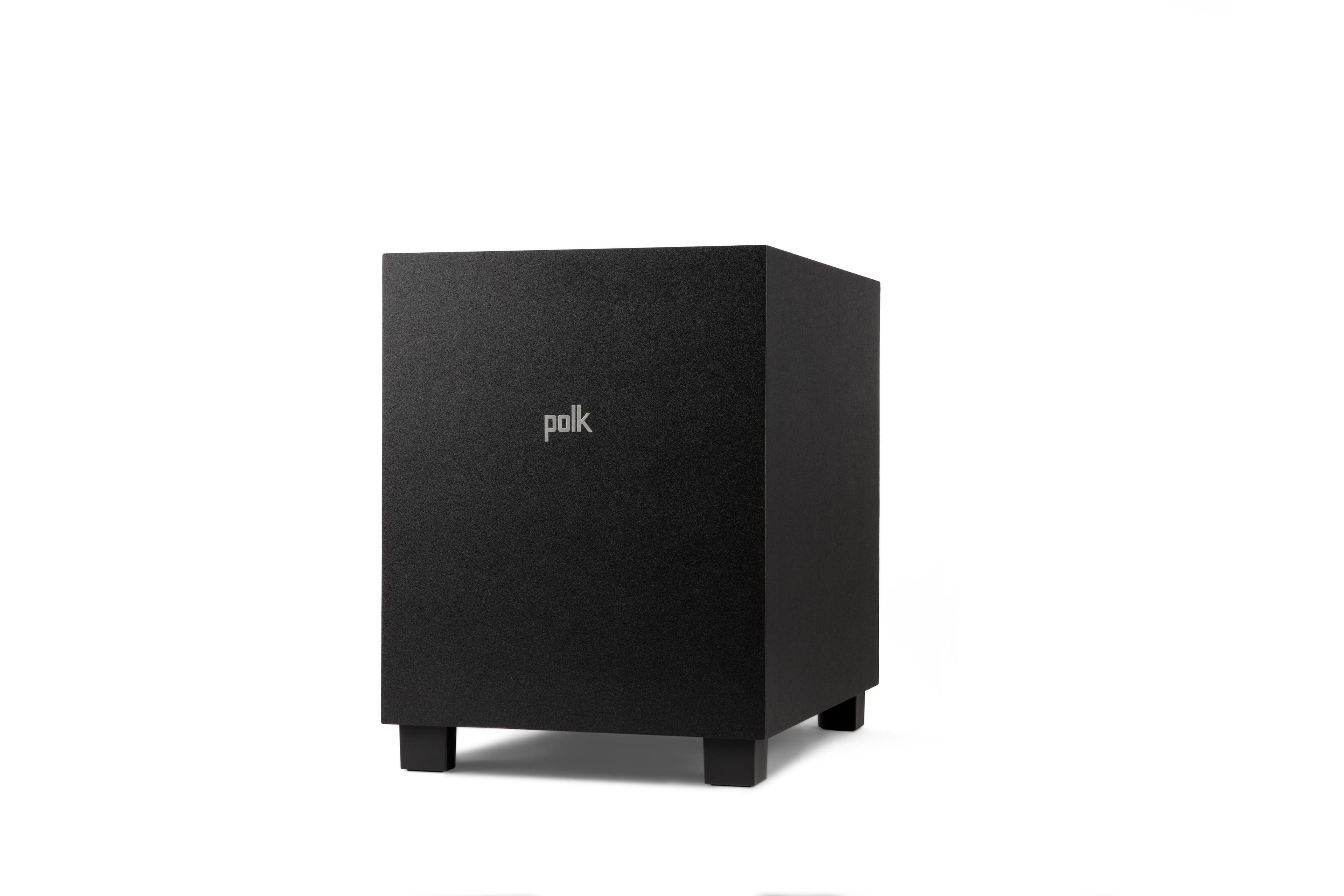 Front. Polk Audio - Monitor XT10 100W 10" Down Firing Class D Amplification Subwoofer - Black.
