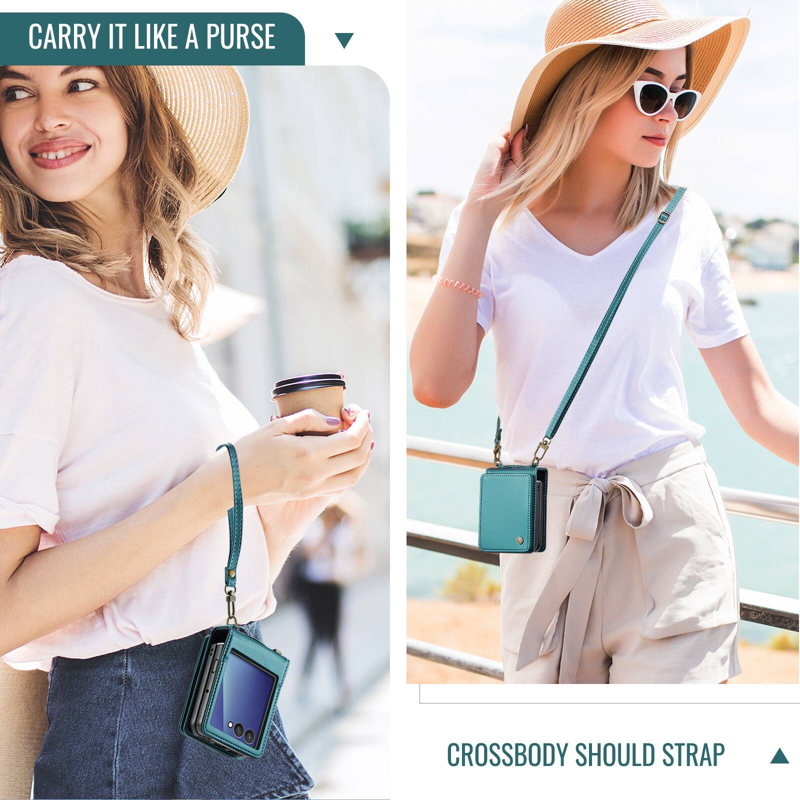 CARRY IT LIKE A PURSE

CROSSBODY SHOULD STRAP
