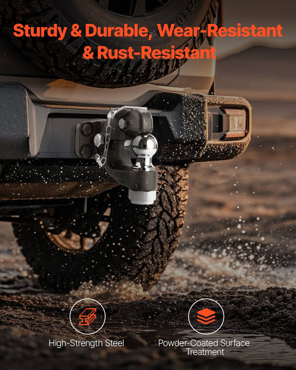 Sturdy & Durable, Wear-Resistant & Rust-Resistant

High-Strength Steel

Powder-Coated Surface Treatment