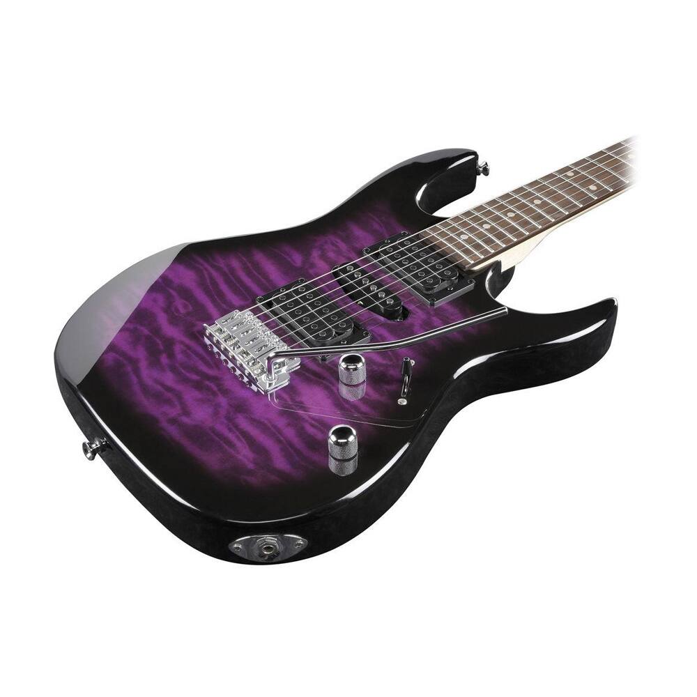 Back. Ibanez - Ibanez GIO Series Solid-Body Electric Guitar, Transparent Violet Sunburst - Sunburst.