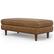 Angle. Simpli Home - Morrison Large Rectangular Ottoman - Caramel Brown.