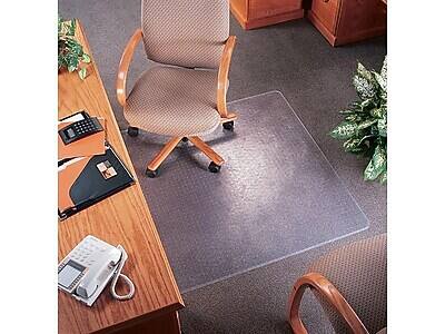 Alt View 2. Deflecto - SuperMat Carpet Chair Mat, 46" x 60'', Medium-Pile - Clear.
