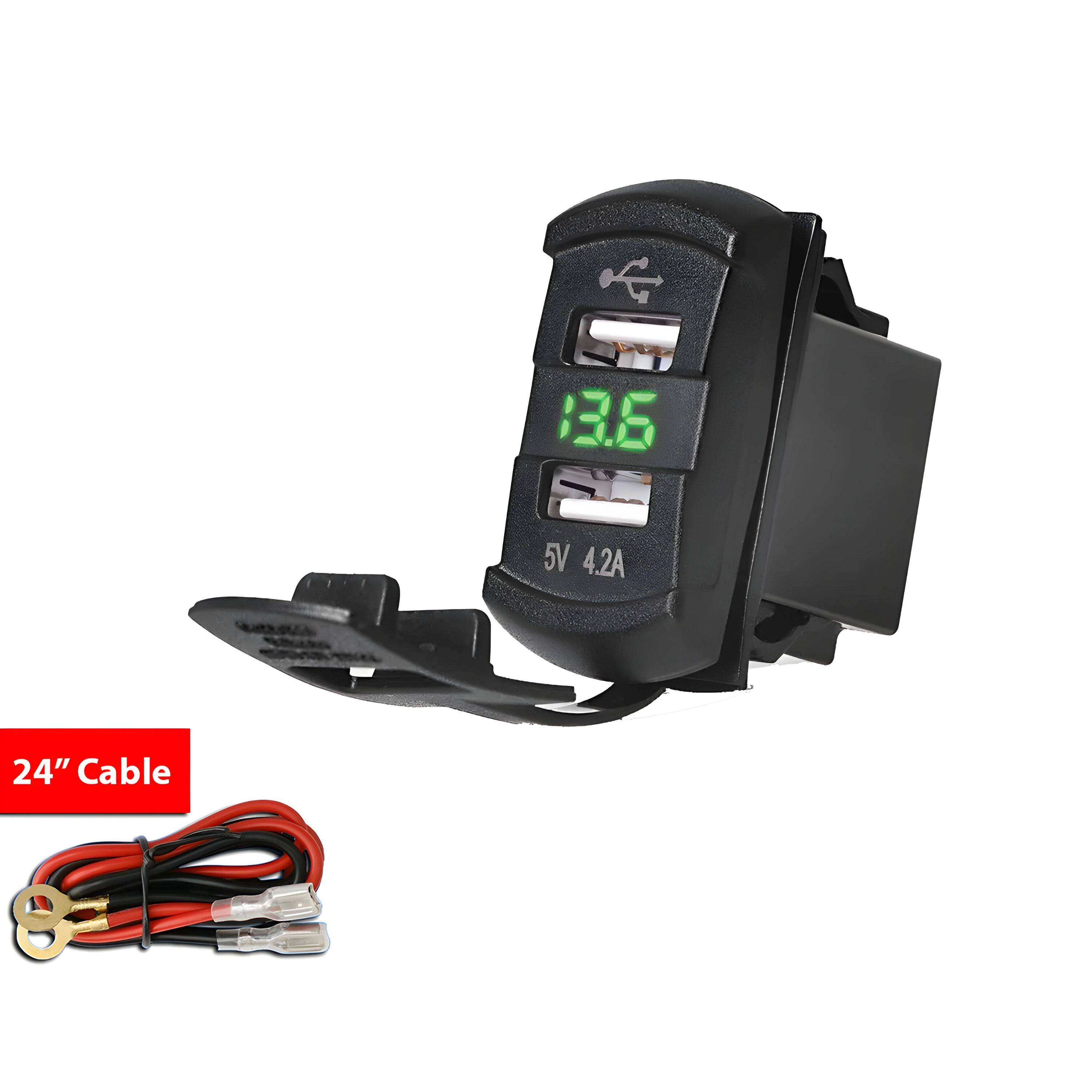 13.6  
5V 4.2A  
24" Cable