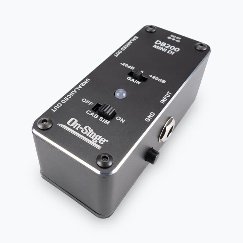 On Stage Stands - OnStage Mini DI Box (DB200) - Black