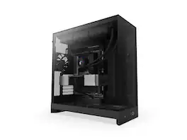 NZXT - H9 Flow (2025) CM-H92FB-01 Large Dual-Chamber ATX Mid-Tower - Black - Black