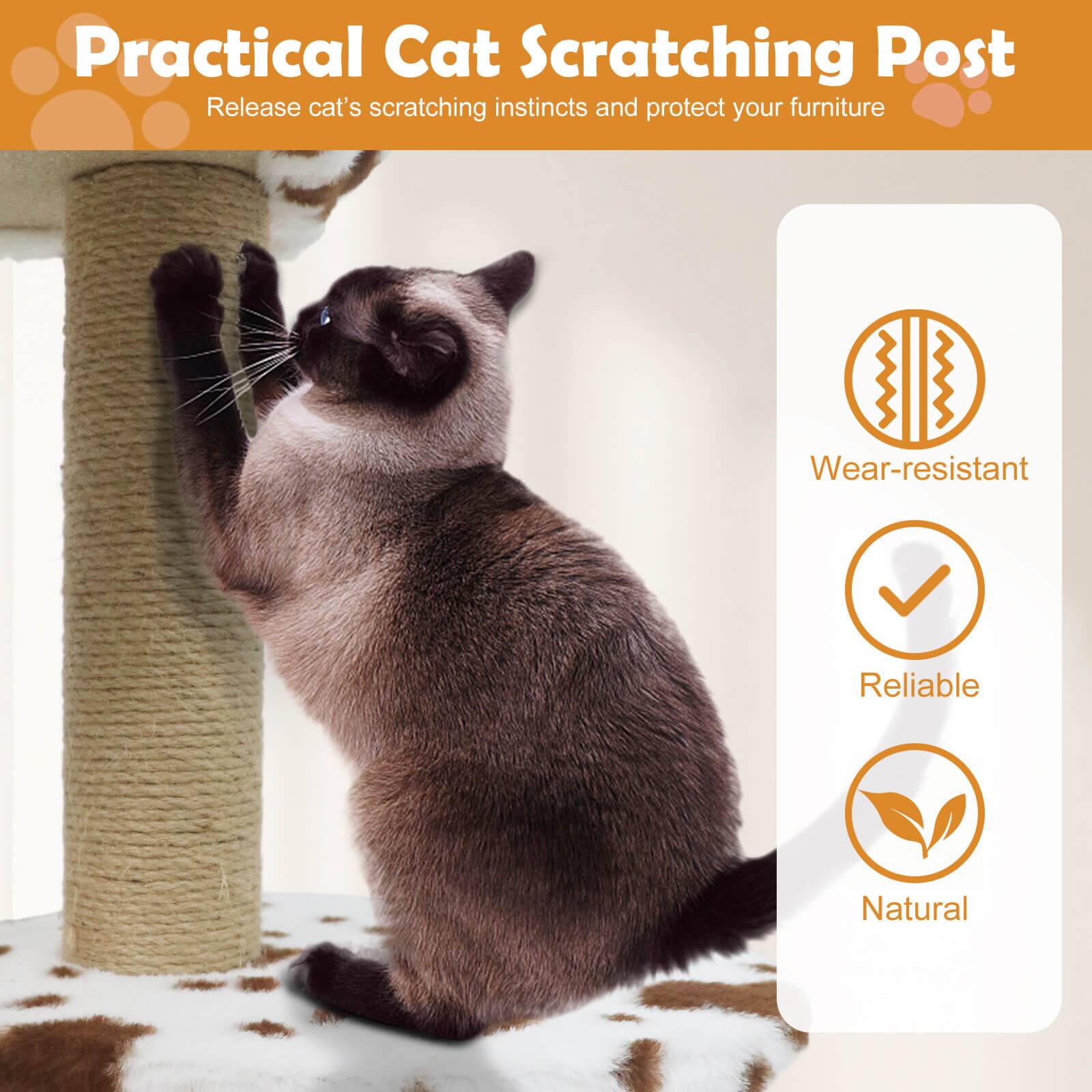Practical Cat Scratching Post  
Release cat's scratching instincts and protect your furniture  

- Wear-resistant  
- Reliable  
- Natural