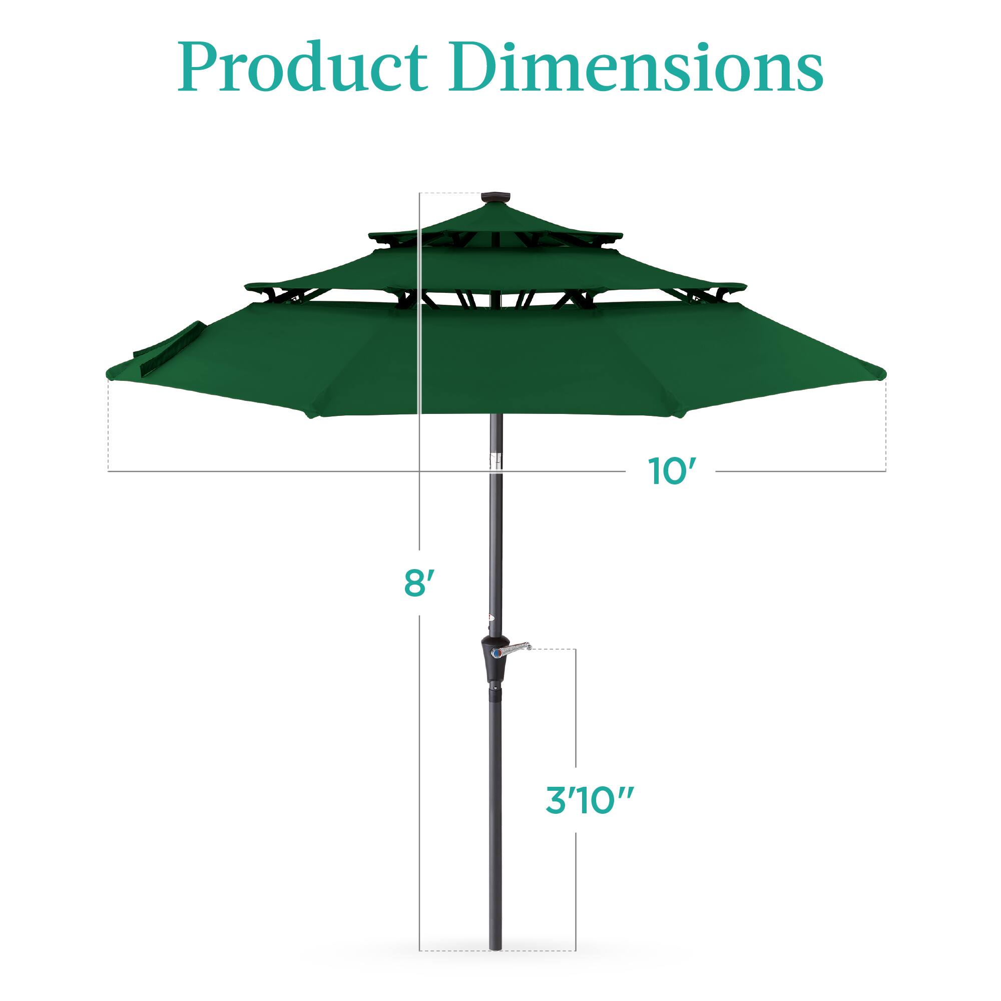 Product Dimensions

10'  
8'  
3'10"