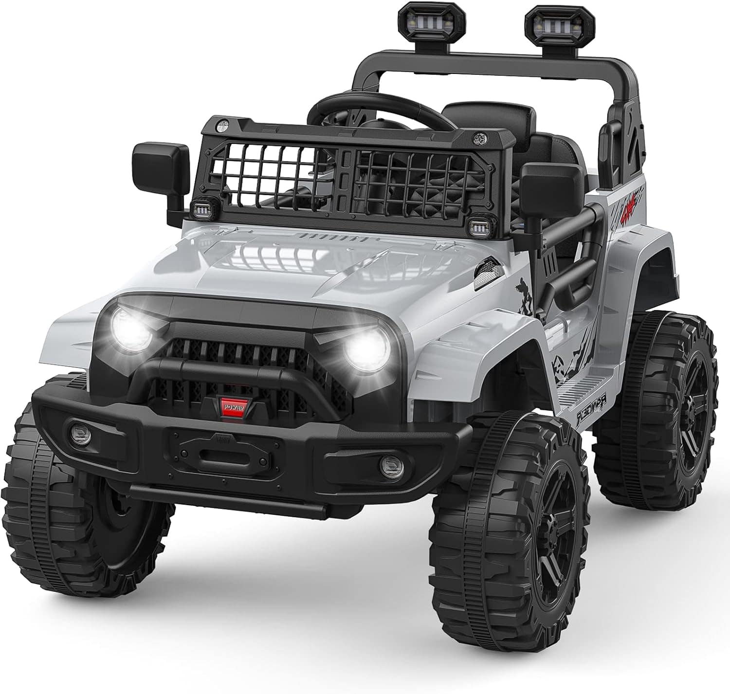 Homhougo - Ride on Truck Car, 12V Kids Electric Vehicles with Remote Control Spring Suspension, LED Lights, Bluetooth price history on PriceWatchPro