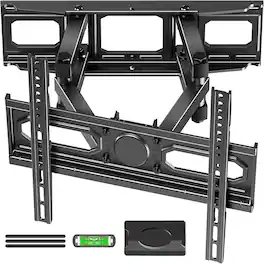 FINEAK - Full Motion Swivel and Tilt TV Wall Mount for Most 26-65 inch Tvs - Black