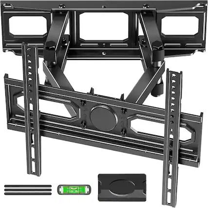 Front. FINEAK - Full Motion Swivel and Tilt TV Wall Mount for Most 26-65 inch Tvs - Black.