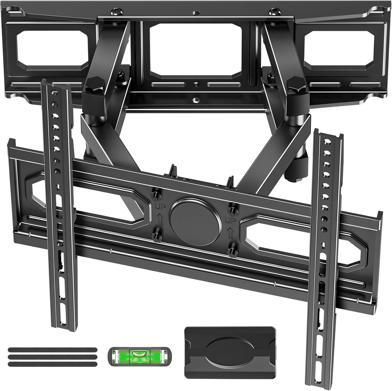 Front. FINEAK - Full Motion Swivel and Tilt TV Wall Mount for Most 26-65 inch Tvs - Black.