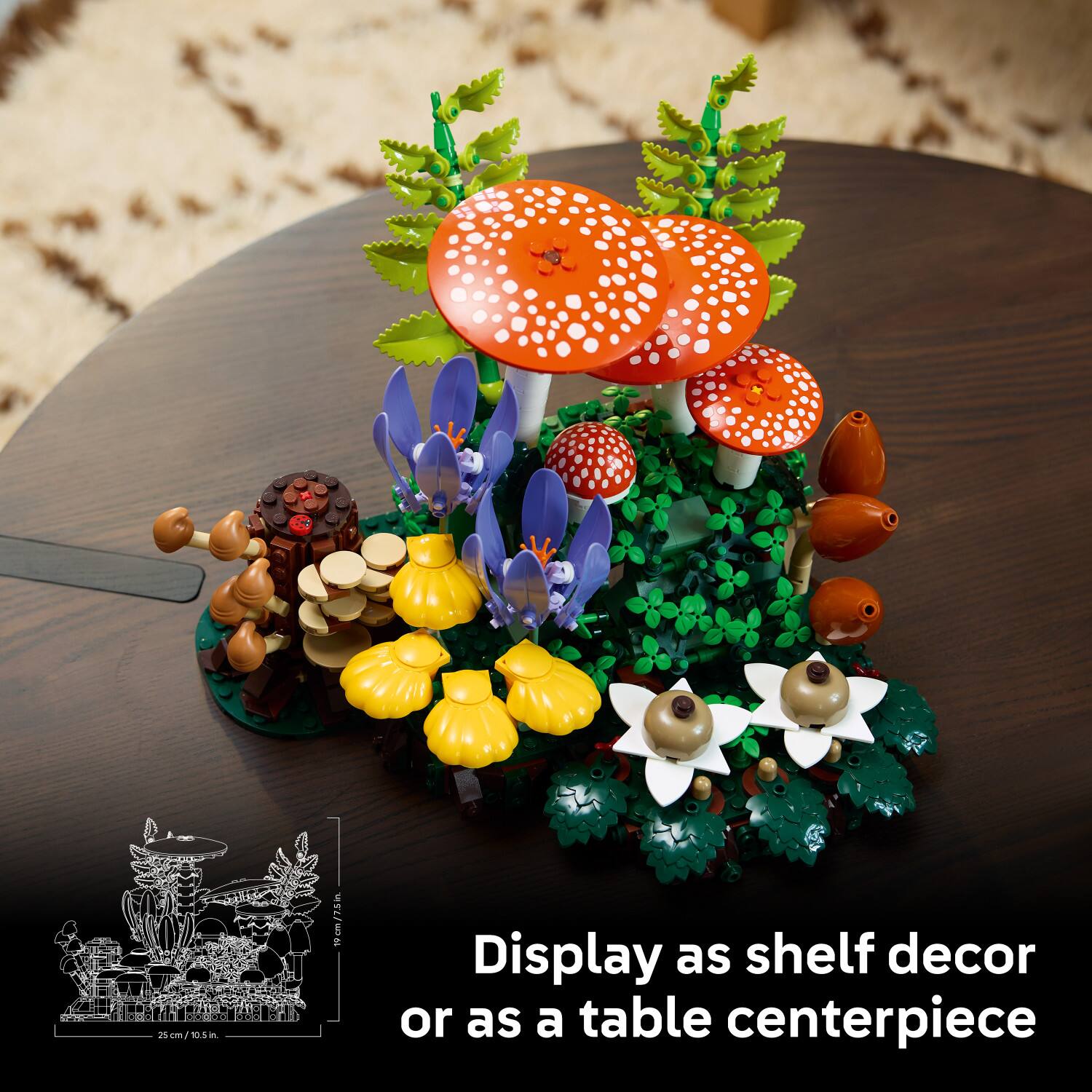 2 L 105 in 10cm/7.5m Display as shelf decor or as a table centerpiece