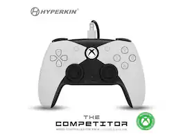 Hyperkin - The Competitor Wired Xbox Controller - Hall Effect, Impulse Triggers, D-Pad - White