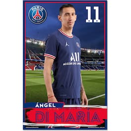 WinCraft - Angel Di Maria Paris Saint-Germain 11" x 17" Player Wood Sign - Multicolor