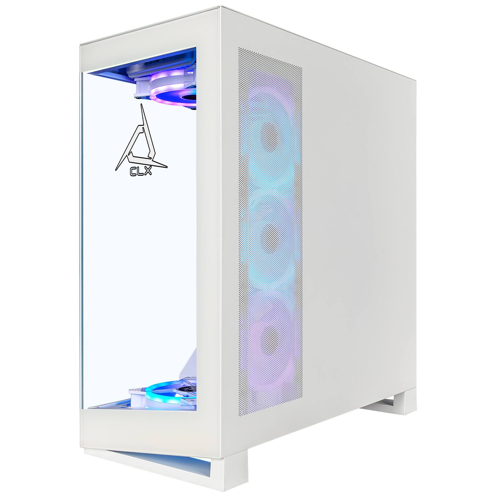 Alt View 12. CLX - CLX Horus Gaming Desktop - Intel Ultra 9 285K w/Tryx Panorama - 192GB DDR5 Memory, GeForce RTX 5080 16GB - 4TB NVMe SSD - White.