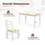 Overall Dimensions: 200 LBS 1 x Dining Table Weight Capacity: 200 LBS 45" 28" 34" 30" 18" 16" 18" 331 LBS 4 x Dining Chair Weight Capacity: 331 LBS