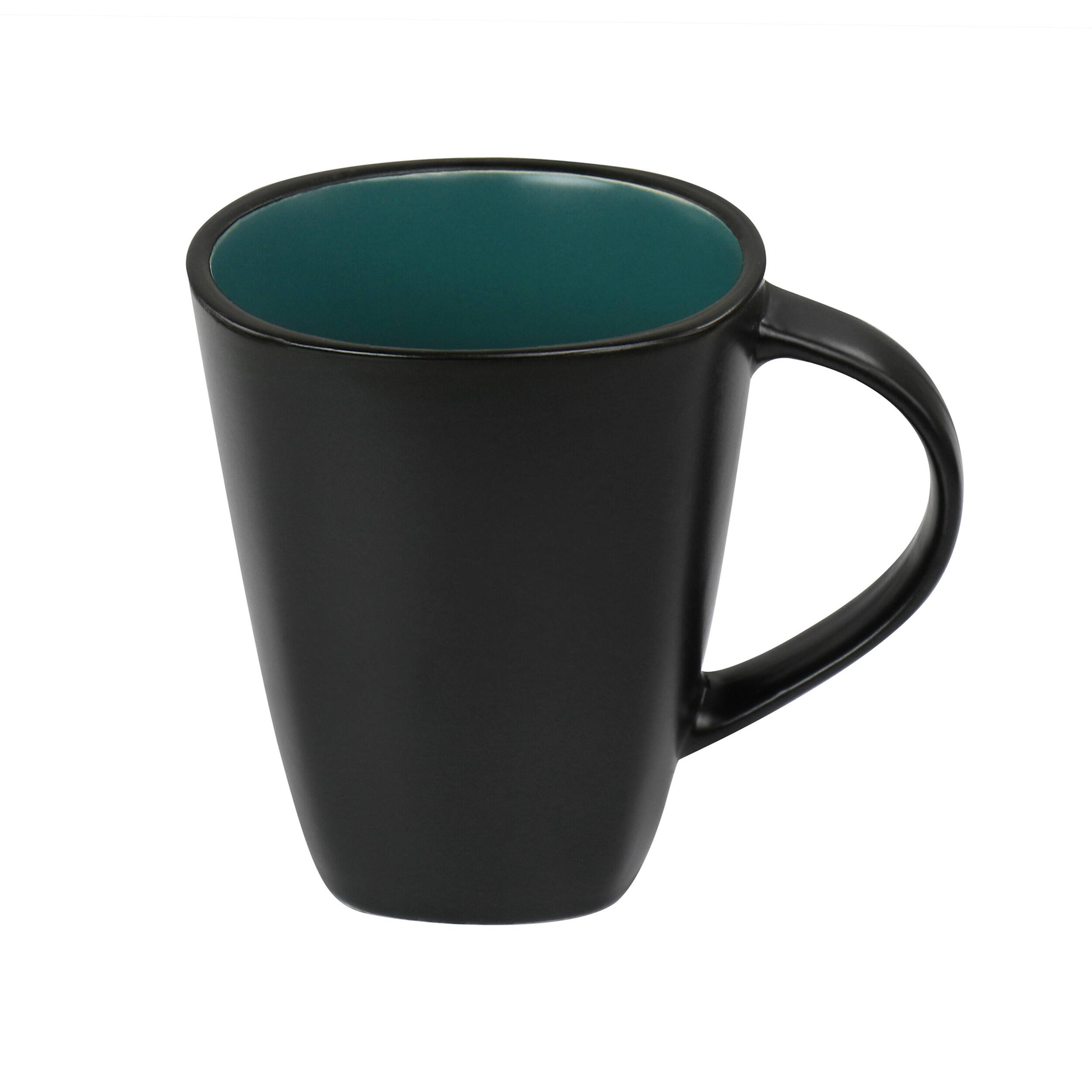 Alt View 5. Gibson - Gibson Elite Soho Lounge 16 Piece Matte Glaze Square Dinnerware Set in Teal - Teal.