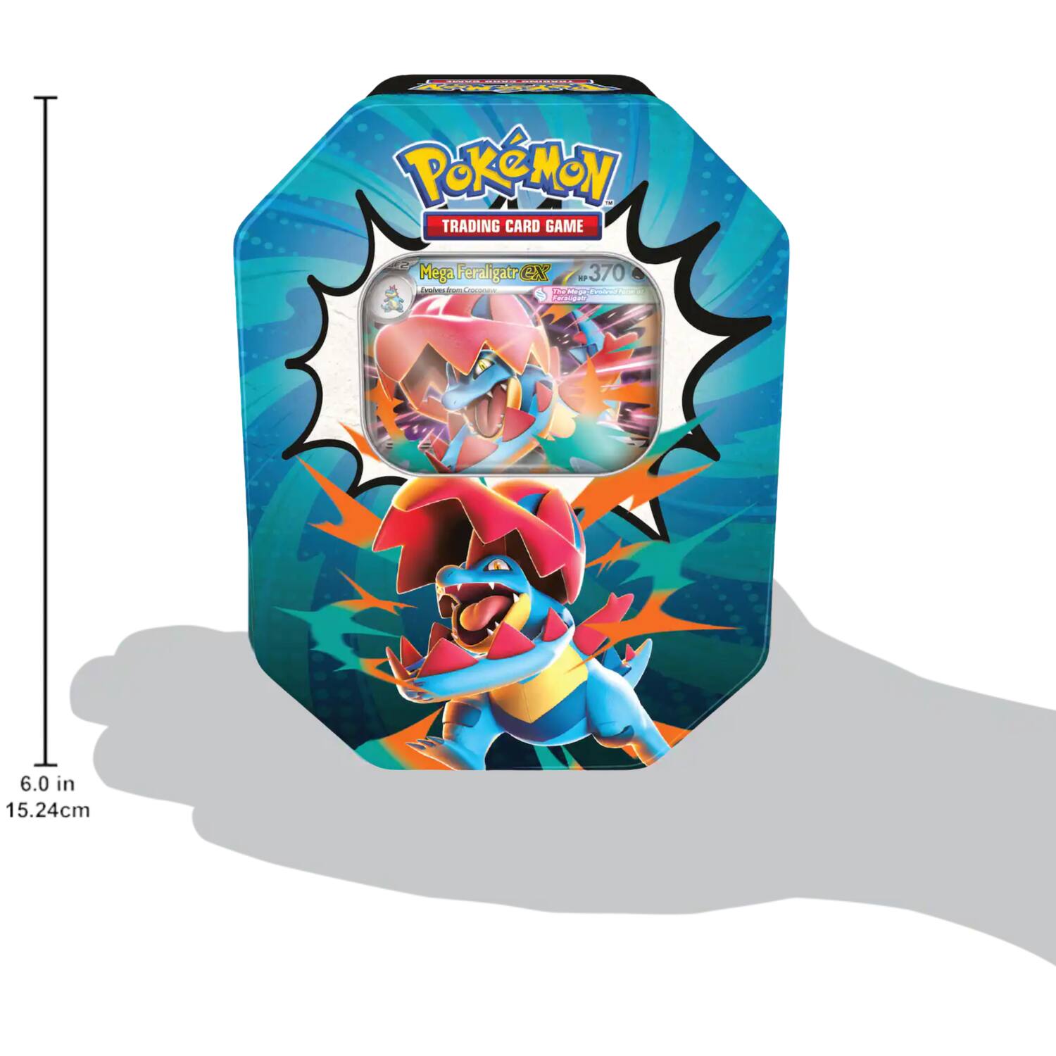 BWEEHER Colloway Pokémon 18 TRADING CARD GAME  
2 Mega Feraligatr ex 0 370 Evolves from Croconave The.Mega-Evolved Poom.com Feraligate  
6.0 in 15.24cm