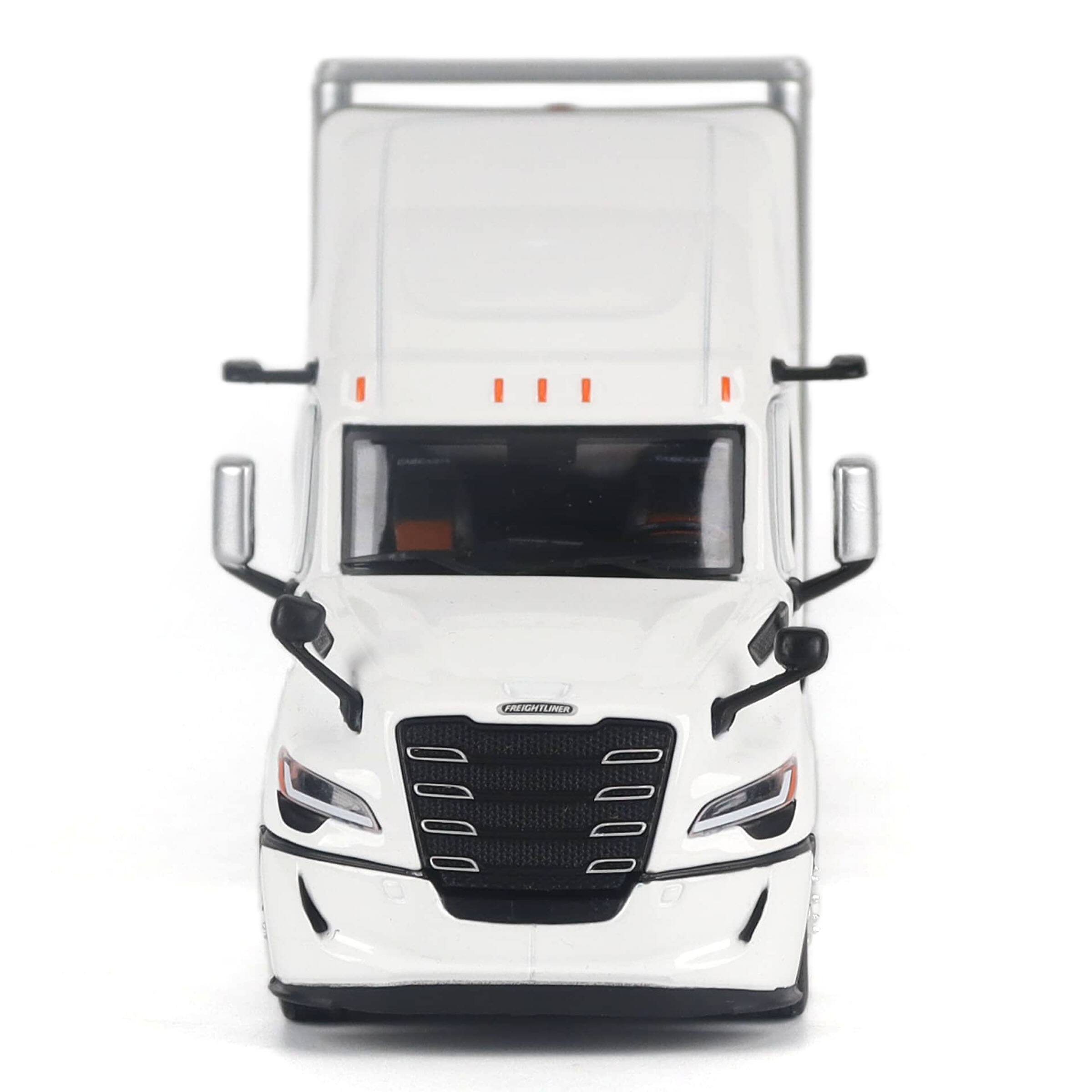 Alt View 3. Diecast Masters - 2025 Freightliner Cascadia Gen-5 Sleeper Cab White w/Great Dane Champion 53ft Dry Trailer 1/50 Model by Diecast Masters.