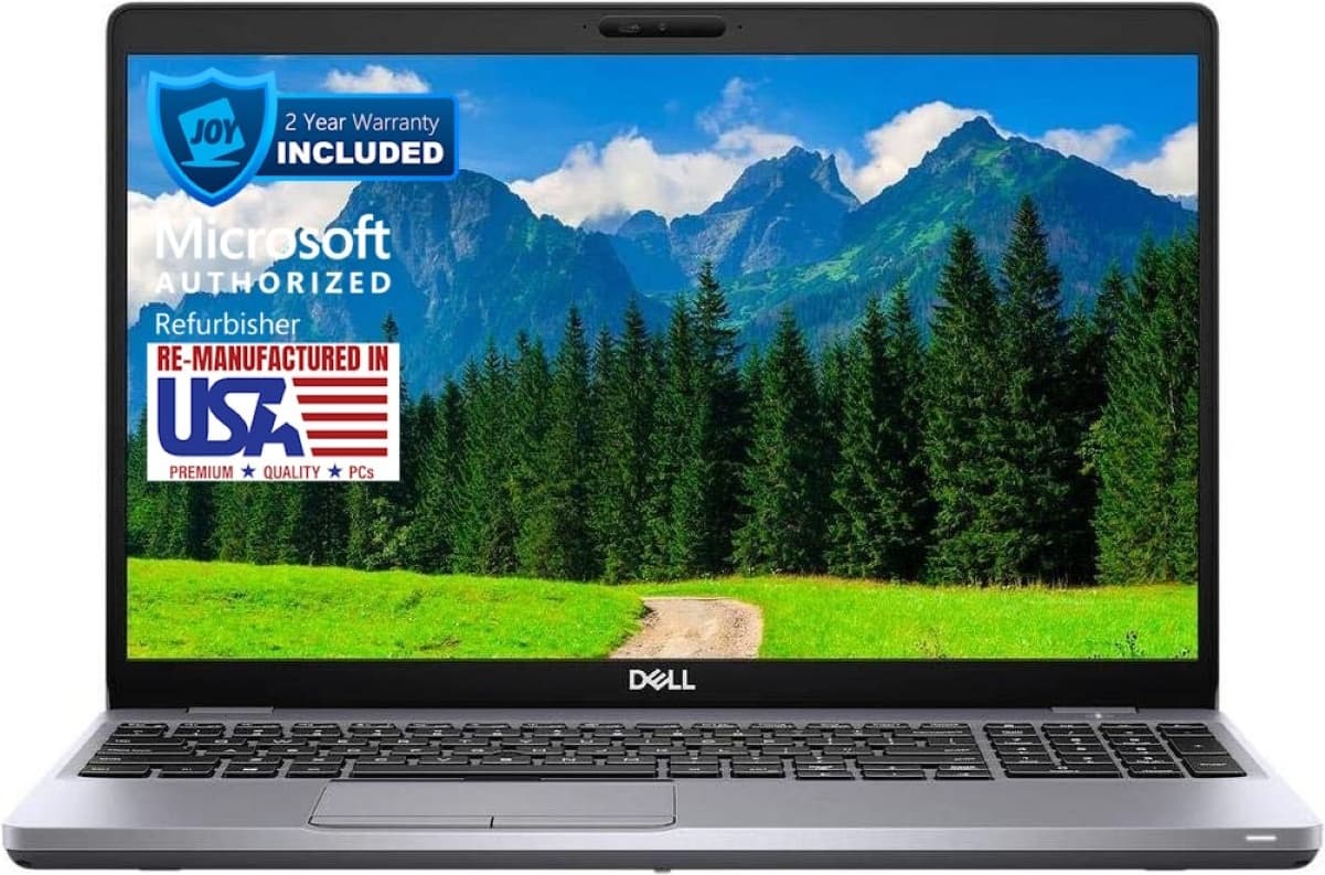 Dell - 5510 15.6" Refurbished Laptop - Intel 10th Gen Core i7 with 32GB Memory - Intel UHD Graphics - 1TB SSD - Black - Front_Zoom