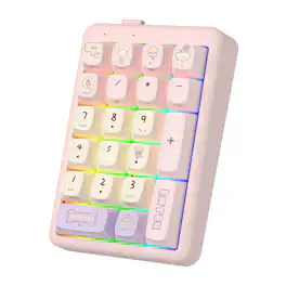 Earthley Blooms - Numberpad Hotswappable Numpad Bluetooth5.0type-c Wireless Numeric Keypad Rechargeable Number Rgb Gasket - Default
