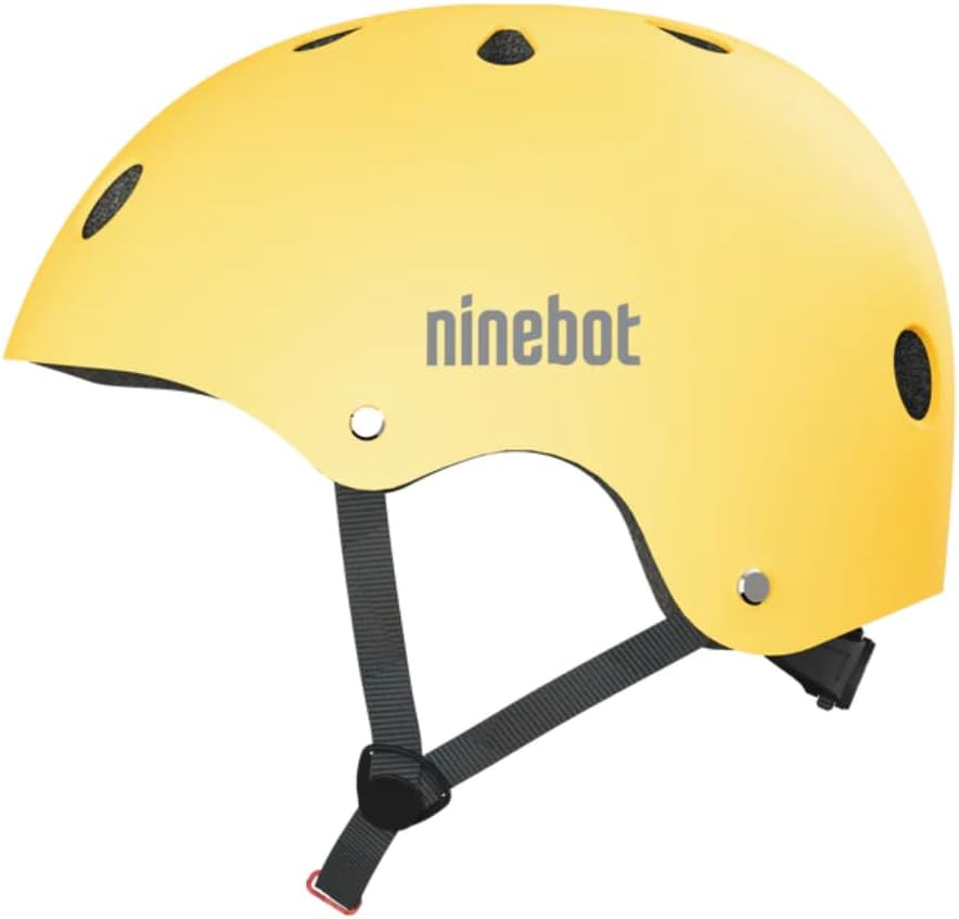 Angle. Segway - Commuter Helmet V11 Adult Helmet, Large - Yellow.