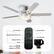 - Fan On/Off
- Speed of the Fan (1-6)
- Natural Wind
- Timer (1H, 2H, 4H, 8H)
- Lamp Switch
- Fan Reverse
- AAA 1.5V Battery For Switch