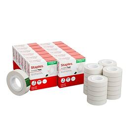 Staples - Invisible Tape Refill, 3/4" x 36 yds., 24 Rolls/Pack - Clear
