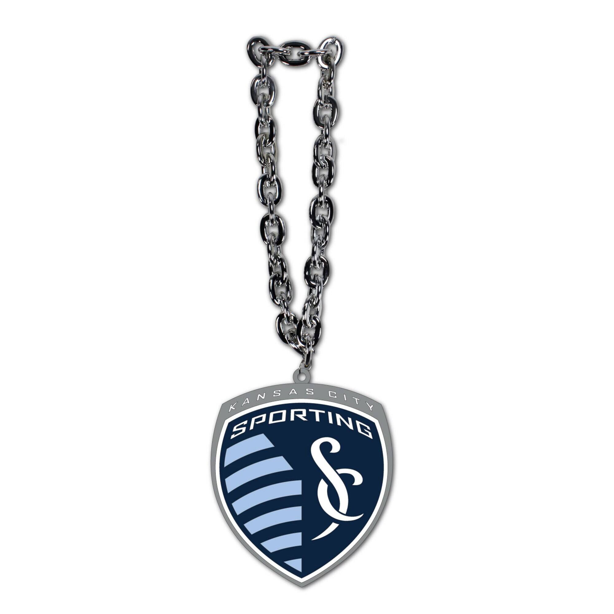 MOJO - Sporting Kansas City Team Logo Fan Chain Necklace - Blue price history on PriceWatchPro