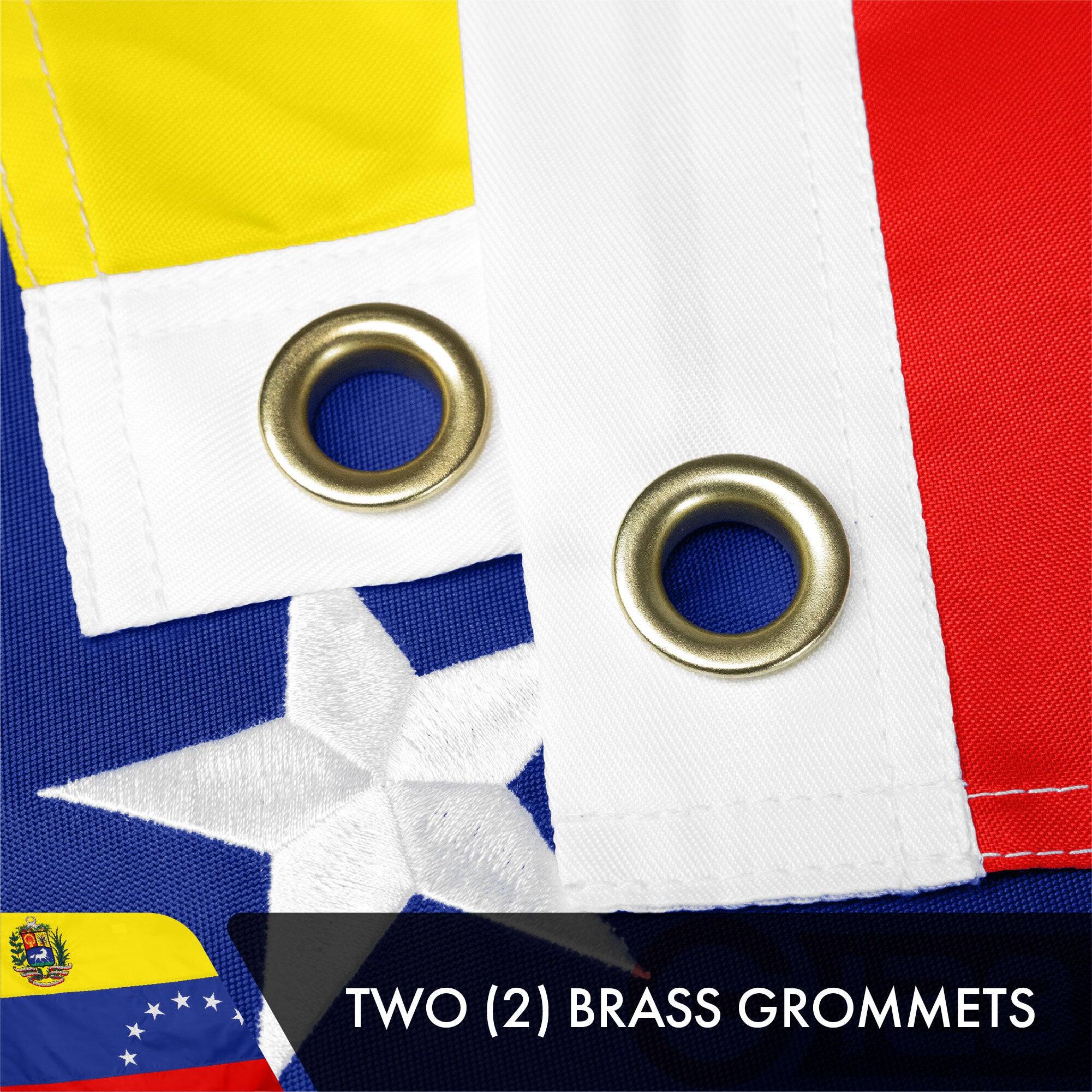 TWO (2) BRASS GROMMETS
