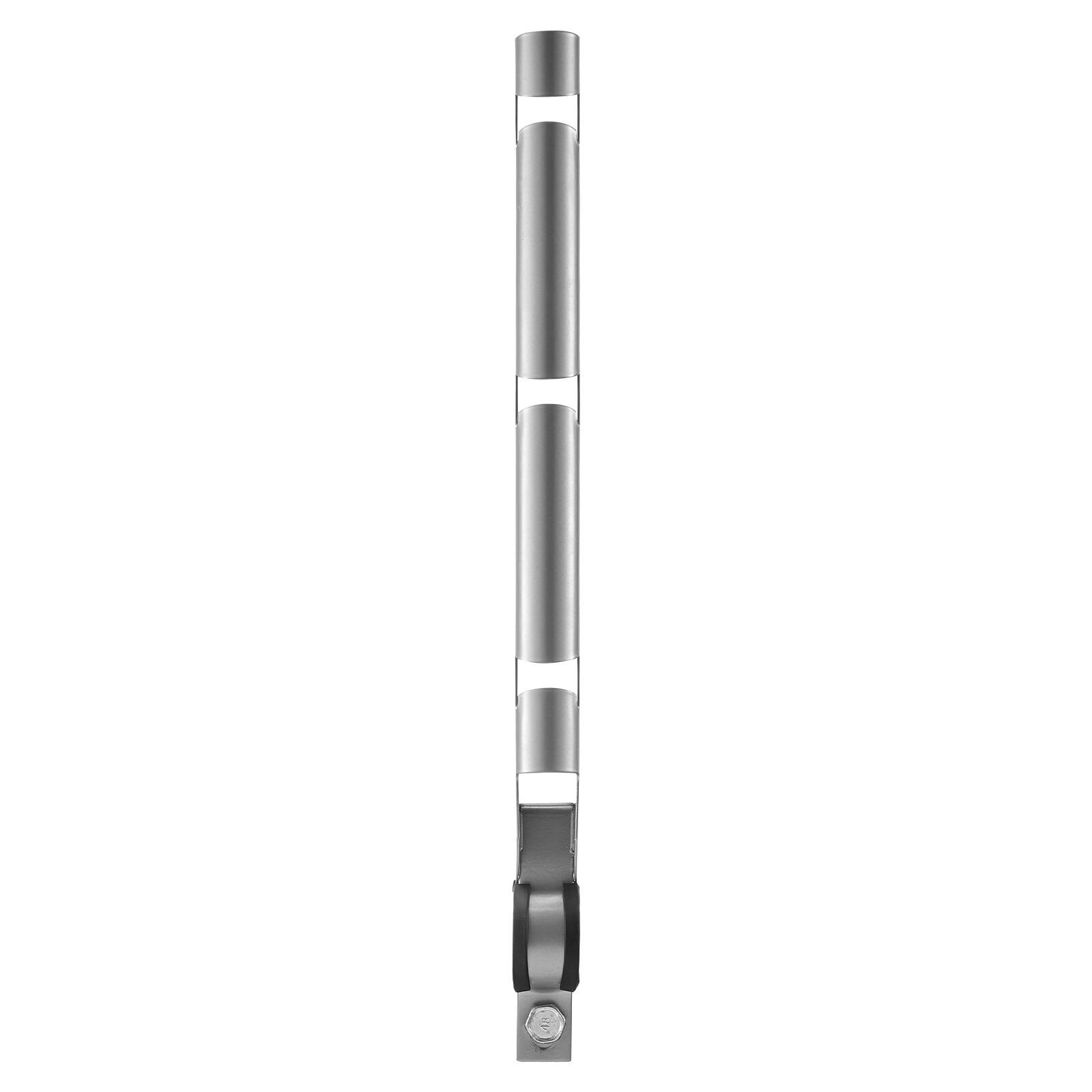 Alt View 5. VEVOR - Barbed Wire Arm, 10 Packs 14.8 in Fence Post Extender for 1.3" to 1.5" Chain Link Fences, U Bracket Design - Silver.