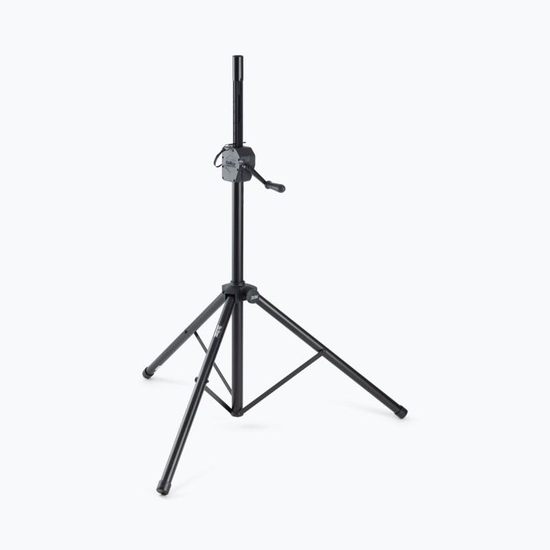 Angle. On Stage Stands - On Stage SS8800B Plus Power Crank Up Spkr Stand - Black.