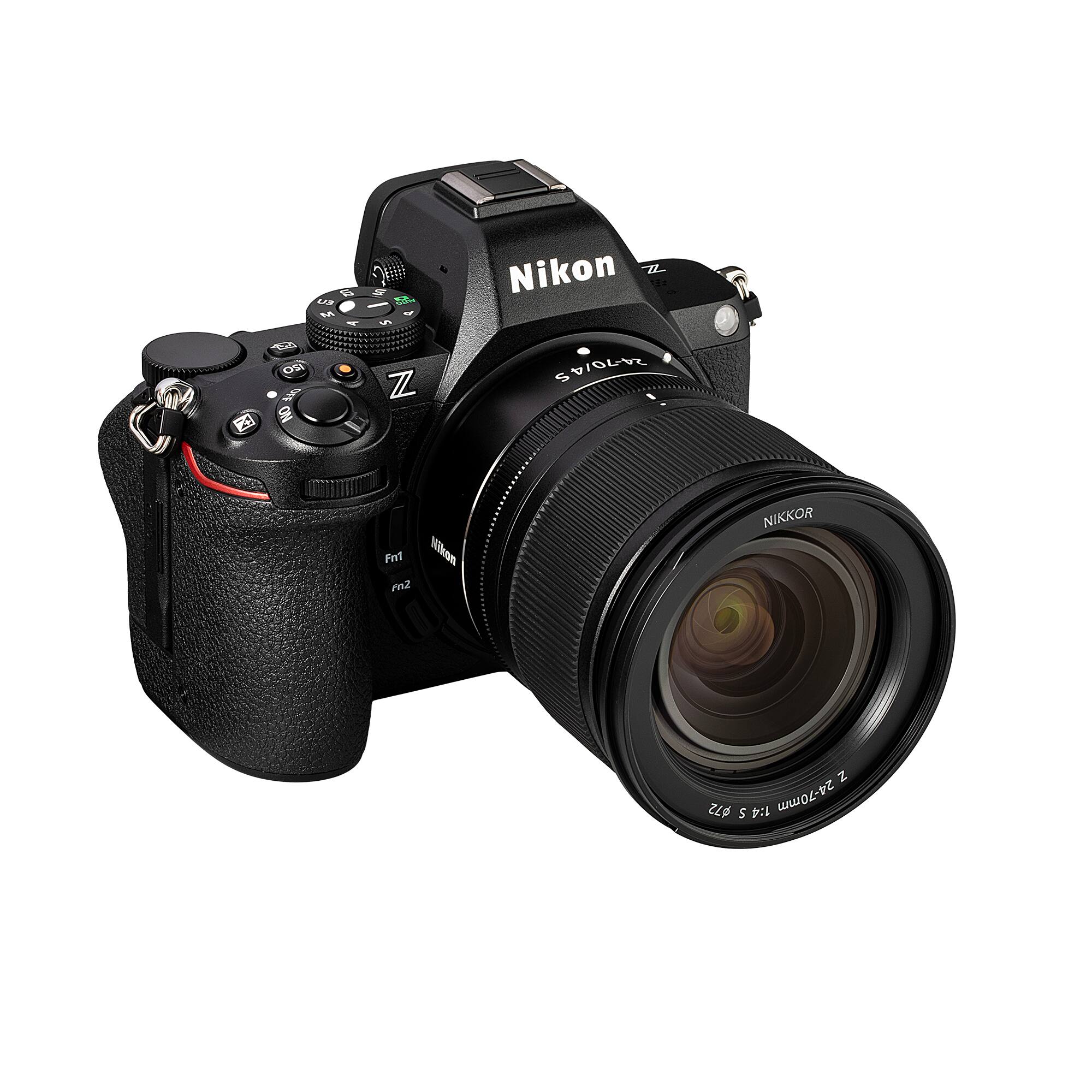 Nikon AF KCA NO NO Z SPOLVE Fr Nikom mz NIKKOR Z $72 $ 1:4 24-70mm