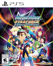 PS5 MEGAMAN STARFORCE Legacy Collection EVERYONE 10+ ENFANTS et ADULTES 10+ ESRB CAPCOM