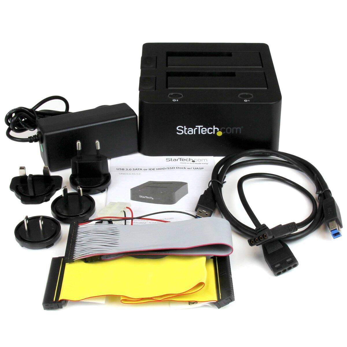 StarTech.com  
USB 3.0 SATA or IDE HDD/SSD Dock w/ UASP  
USB 3.0 SATA or IDE HDD/SSD Dock w/ UASP