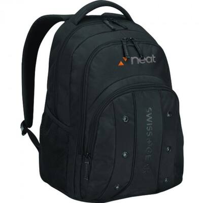 Wenger Black 16 inch Upload Backpack - Wenger Black 16 inch Upload Backpack -