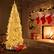 Alt View 14. Costway - 7FT Pre-lit Artificial Tinsel Xmas Tree with 1030 Branch Tips 400 LED Lights - Silver.