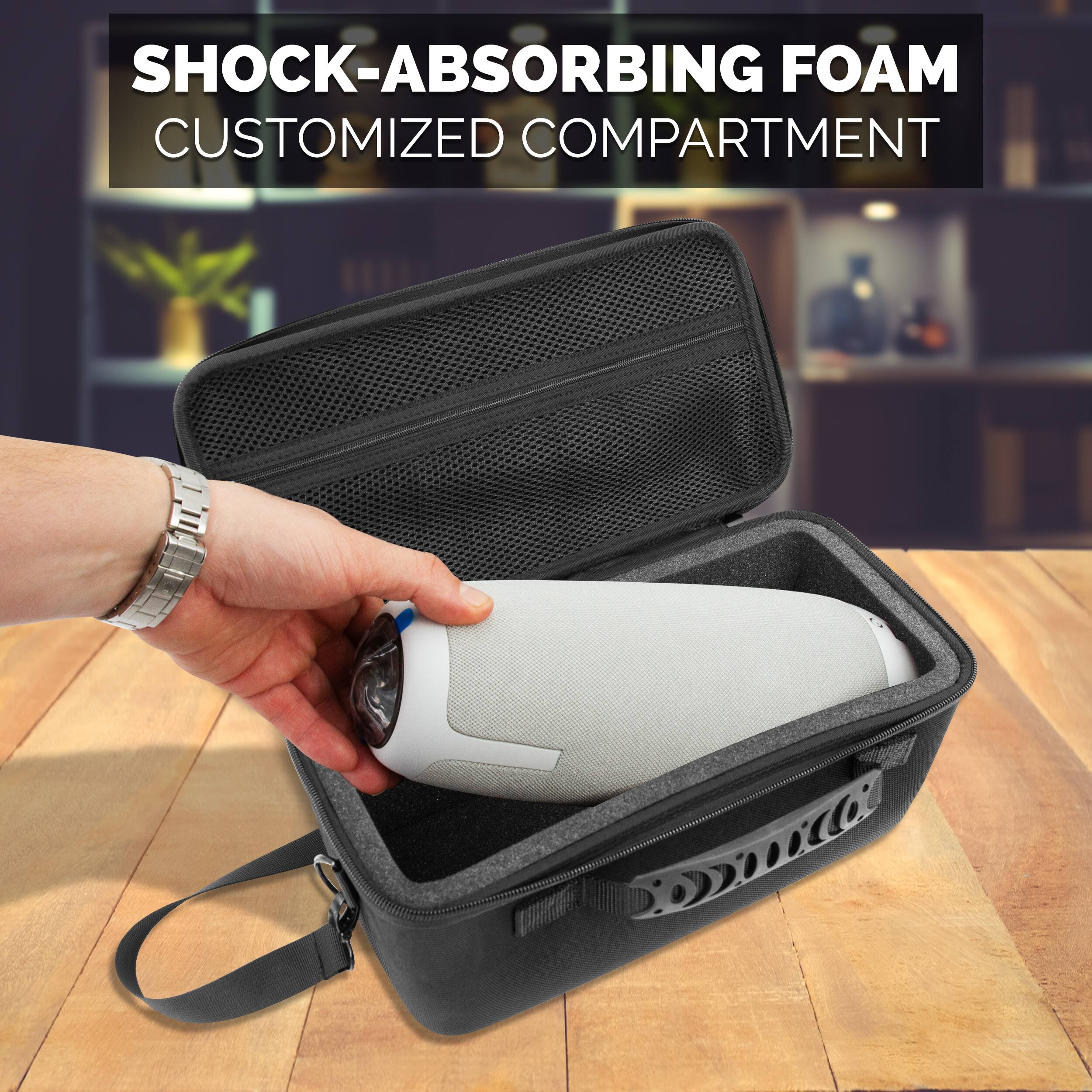 SHOCK-ABSORBING FOAM
CUSTOMIZED COMPARTMENT