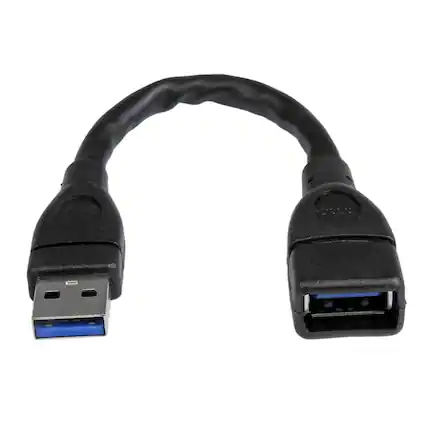 Front. StarTech.com - StarTech USB 3.0 A Male to A Female Extension Cable, 24/28 AWG.